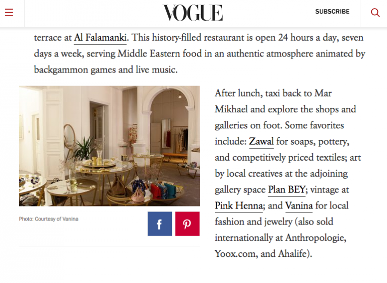 OUR STORE'S IN VOGUE!