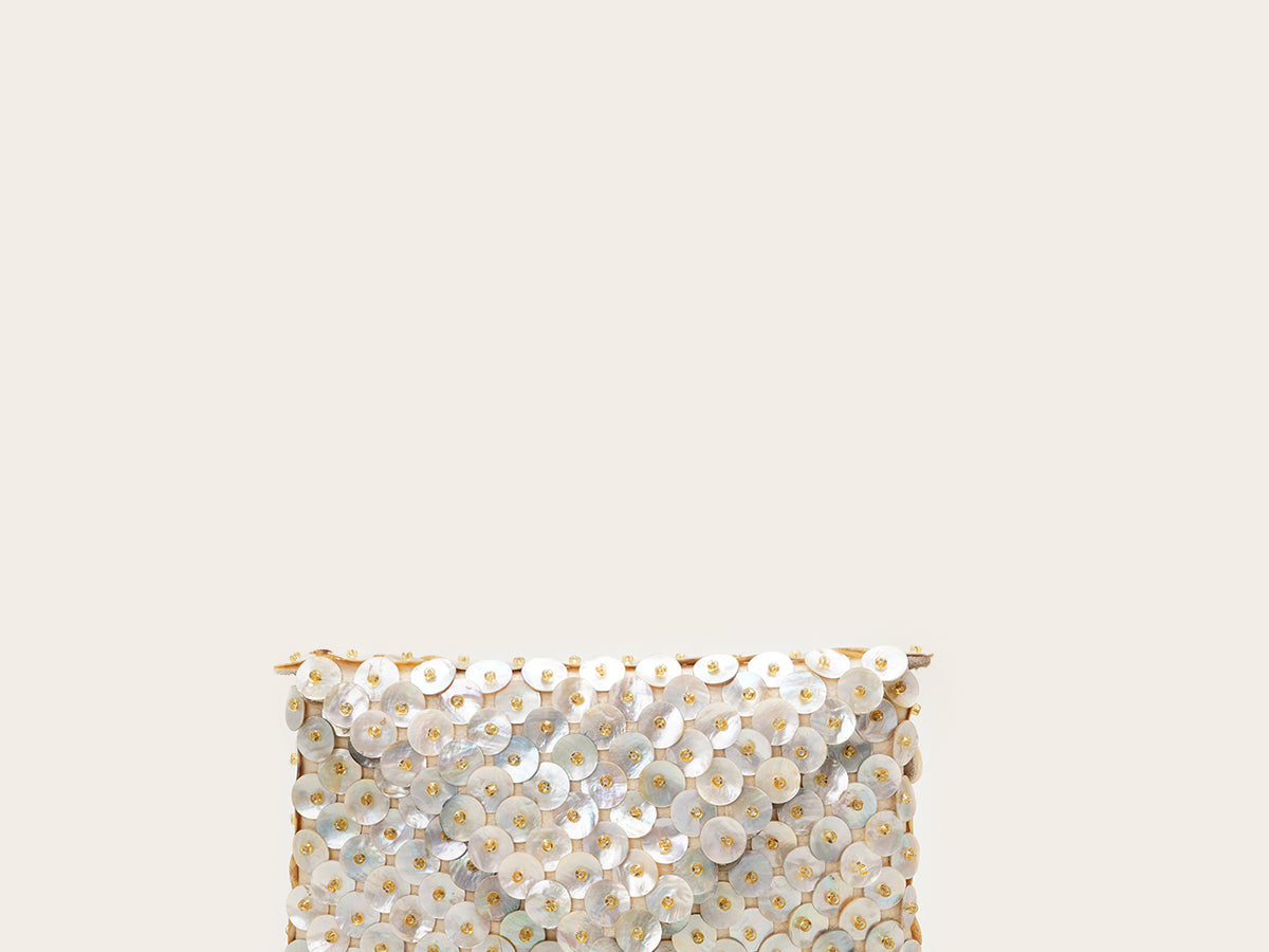 VANINA Ecorces De Cerisier Clutch clutch-ecorces de cerisier_white_