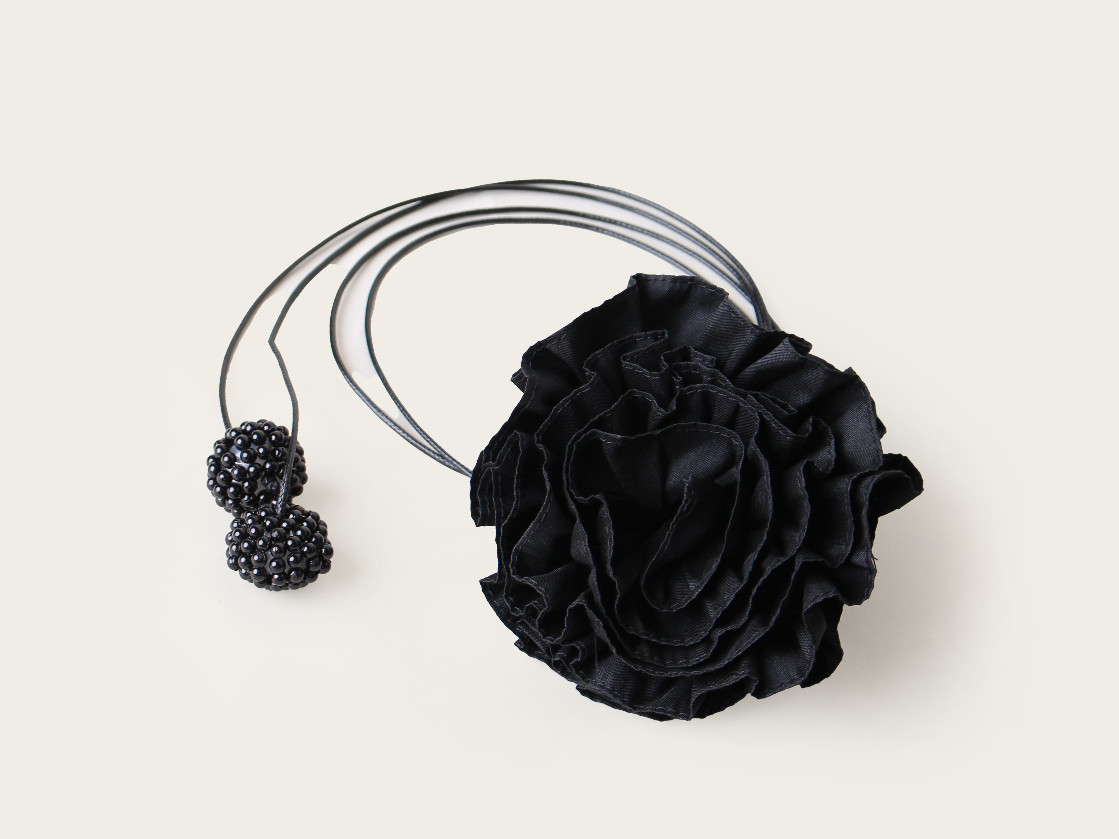 VANINA Belle De Nuit Choker c-belle de nuit _black taffeta_