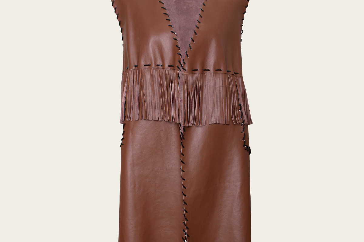 VANINA Dallas Vest vest-dallas_brown fringes_u